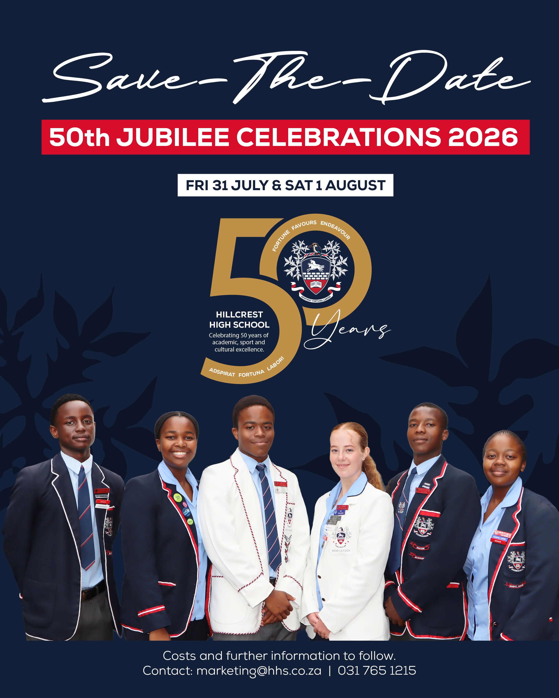 2026 Save the Date - 50th Anniversary